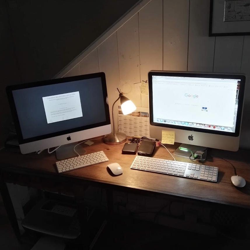 Transfert de données d’un vieux iMac 20 pouces de 2009 vers un iMac 21,5 pouces de 2017